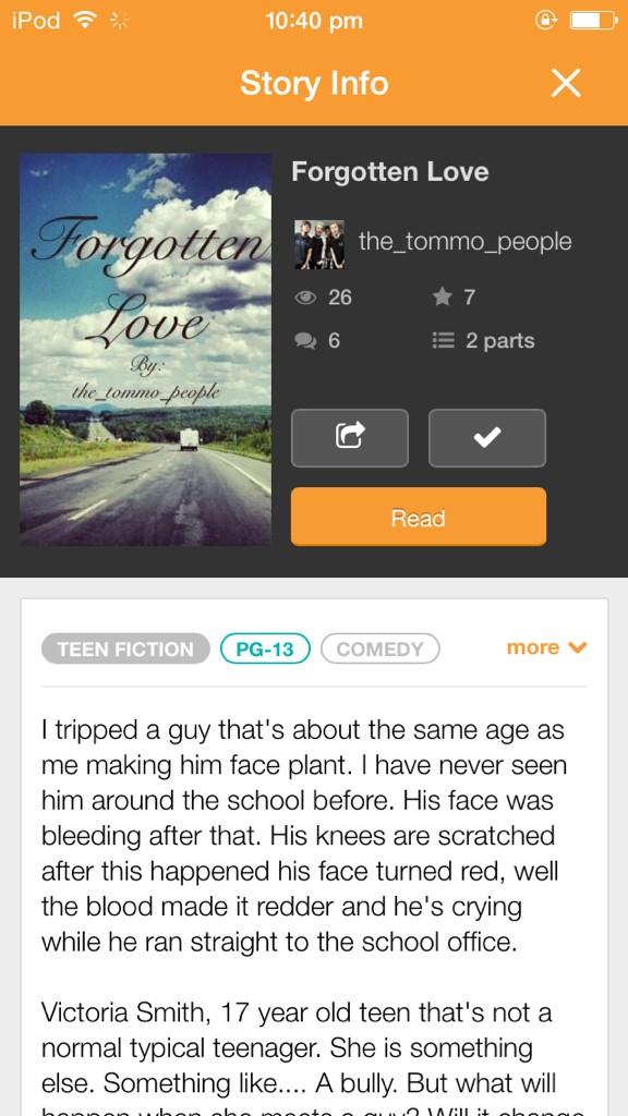 rarija_'s tweet photo. Guys can you pls read my wattpad story called Forgotten Love? #wattpad #book #read #readitplease? http://t.co/W0jzG0Mqx6