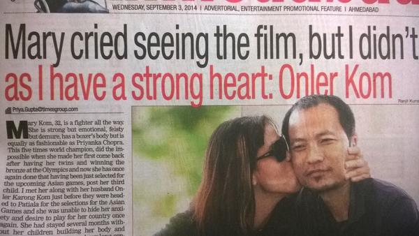 BabaBakChod's tweet image. I hope this is not because of Priyanka Chopra's acting performance in #MaryKom