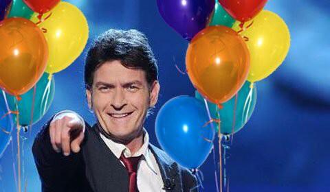 Happy birthday Charlie Sheen! Keep on 