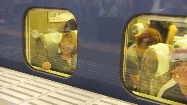 IbuYamagata's tweet photo. セカオワ電車に乗ってる!? http://t.co/gNiT87SZA7