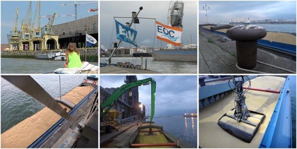 ELVTransport's tweet photo. In the Port of Antwerp, with 257 000 kilos of barley for http://t.co/RnZoDYCyYm #inlandnavigation http://t.co/jDC9WoLzEV