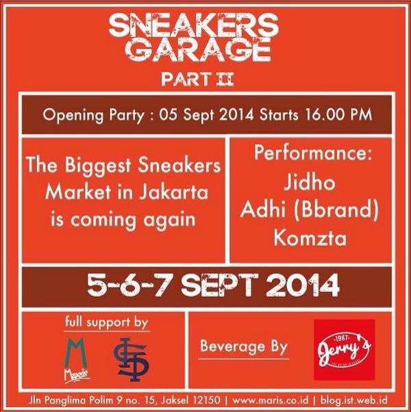 #SNEAKERGARAGEPART2: MARK YOUR CALENDAR!