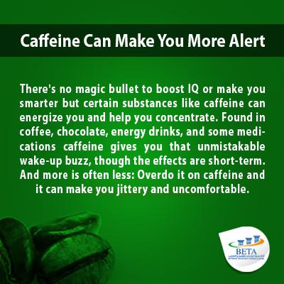 BETAAcademySA's tweet image. Caffiene can make you more alert 
#بيتا #اكاديميةبيتا #feedyourknowledge