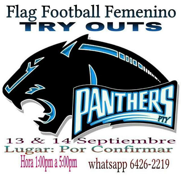te invitamos a los try outs de las pty panthers...el lugar sera en amador, exactamente detras del figali....