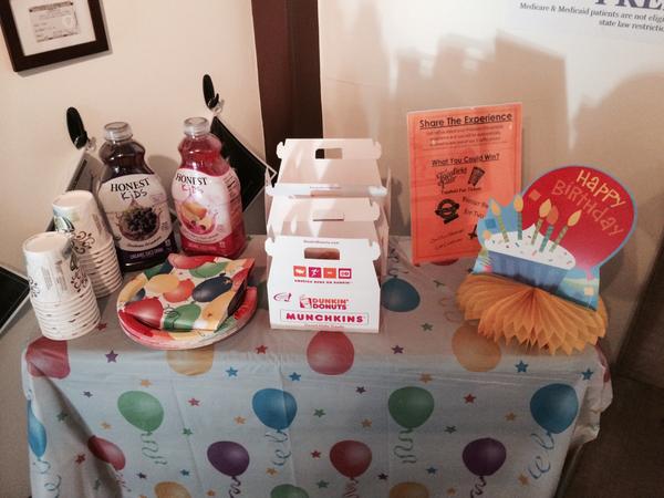 We've got Thank You gifts &amp; treats for everyone who stops in &amp; gets checked today!