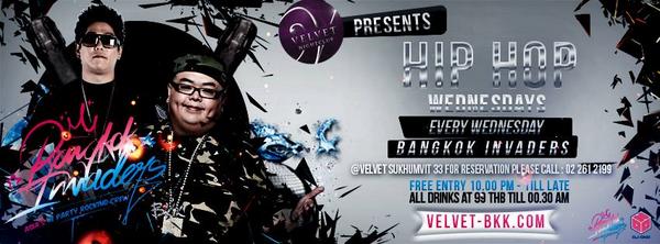 VelvetBangkok's tweet photo. They are @VelvetBangkok tonight - Hiphop only - Bangkok invaders @WhoIsDandee , @DJAYBUDDAH , @deejayono etc http://t.co/nSUROQ54BY