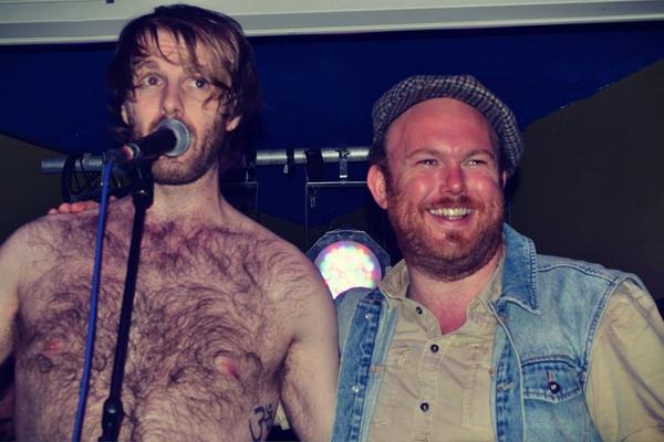 AcreRecords1's tweet photo. .@Bl4ckWhiteBoy showing his self restraint once again with the wonderful (and fully clothed) @railfanband http://t.co/woCWgBoqMQ