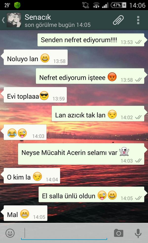 Selma_FBusra's tweet photo. @MucahitAcer @boyleyimbenn el salla 😀😀😀😘 http://t.co/KeQEbJzkDr