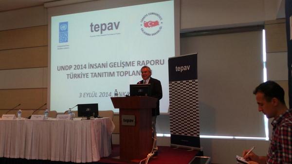 undpturkiye's tweet image. Toplantı @TEPAV Başkanı @guvsak &apos;ın konuşmasıyla başladı #hdr2014
