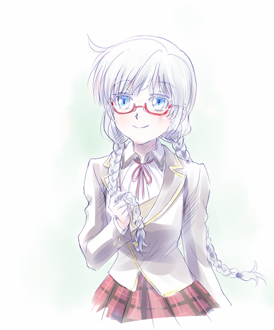 三つ編みおさげのtwitterイラスト検索結果 古い順