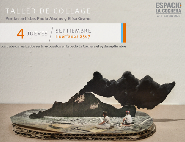 EspacioLC's tweet photo. Mañana 19.00hrs TALLER DE COLLAGE GRATUITO en Espacio La Cochera @cochera_la ---> http://t.co/O0WuDS5j2P http://t.co/XIstoX5UoY