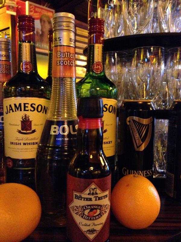 Tonight 'Cocktailnight' met o.a. 'Genius Guinness' volgens recept van Luc van Nieuwamerongen'