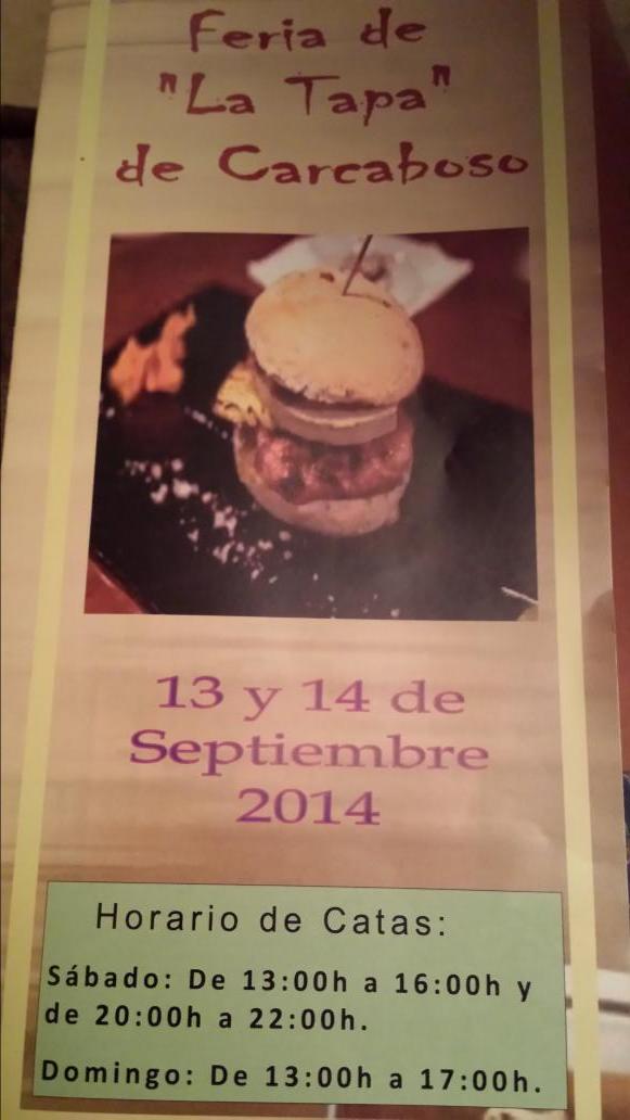 piramide_pub's tweet photo. Feria de la tapa Carcaboso!! Te eaperamos para probar nuestras tapas en Pub Pirámide http://t.co/AQ16Vx8V44