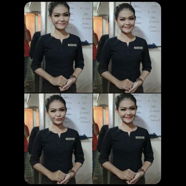 septhyak's tweet photo. calon pramugari wkwkwkwk http://t.co/sOjT8ETKjC