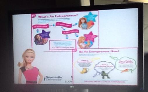 hea_awards's tweet photo. check out entrepreneurial barbie! Nice example of cultural influence on aspirations?! Educators debate! #IEEC2014 http://t.co/Y2uilmGIAL