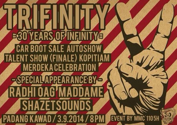 komedlendu's tweet image. Trifinity now at Padang Kawad!! Get yourself here and enjoy the moment guys 😄 @Trifinity2014 #Trifinity2014