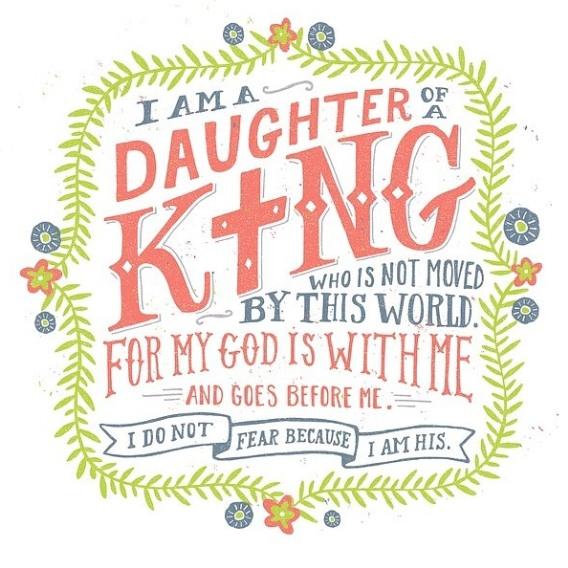 Image result for i am the daughter of a king