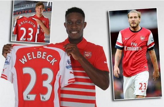 ODDSbible's tweet photo. Only superstars get given the number 23 shirt at Arsenal... http://t.co/ptDkpTYE3S