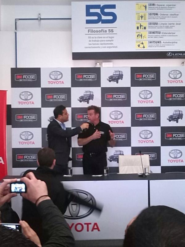 Toyota_Peru's tweet image. Damos arranque al #ToyotaPROJECT con @chipfoose