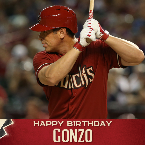 He showed us on that he can still play. Well, kind of.

Happy Birthday to legend Luis Gonzalez! 