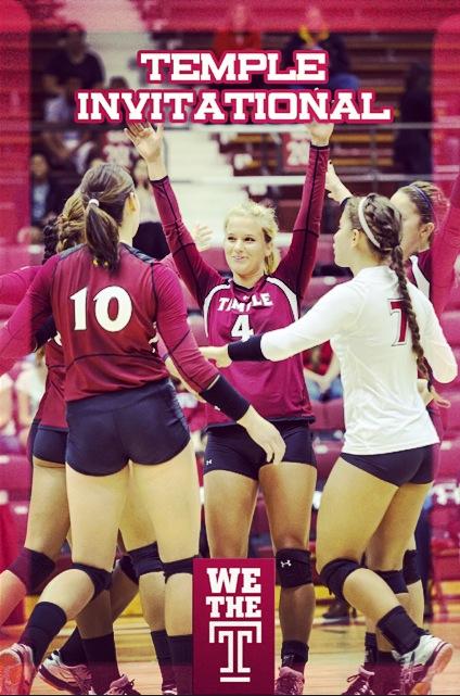 Temple_VB's tweet photo. Come out & support #TUVB this wknd as they host the #TempleInvitational. Schedule for tourn.-> http://t.co/S26CjYSnD7 http://t.co/56QyuDmQpC