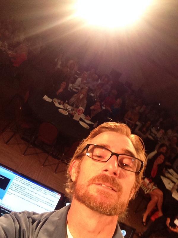 Bintzness101's tweet image. #OnStageSelfie at #FargoConnect. Please tweet #NorthDakotaLove &amp;amp; help get it trending on twitter