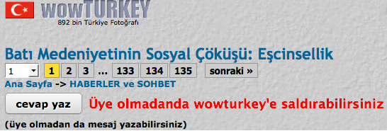 wowTURKEY62's tweet photo. Artık wowturkey'e mesaj yazmak için üyeliğe gerek yok... Direk saldırabilirsiniz!!! İstediğiniz gibi... http://t.co/SGadl3SJ5A