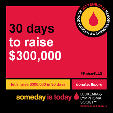 LTN_CALSO's tweet image. It's #BloodCancerAwarenessMonth! This month YOU CAN go beyond awareness &amp;amp; raise funding for lifesaving research.