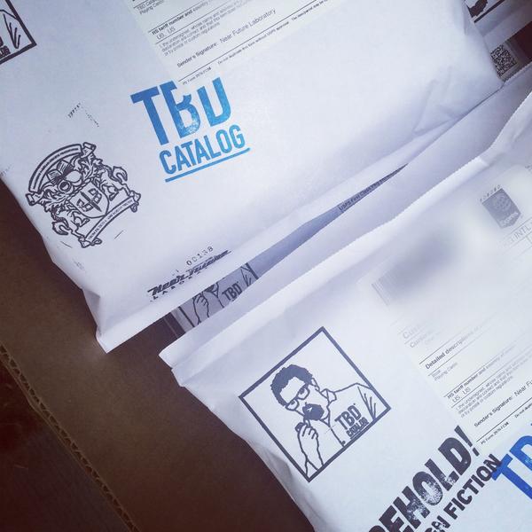nearfuturelab's tweet photo. Behold! This morning this happened. 68 packages of #designfiction #tbdcatalog http://t.co/XQk2rruxTc http://t.co/tho19VZvPa