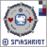 SmashRiot's tweet photo. It's wednesday, almost forgot about #PixelShit! This week is the feed bot from Dr. Spacezoo http://t.co/F77IPrtg2J http://t.co/j8nKe2RolN
