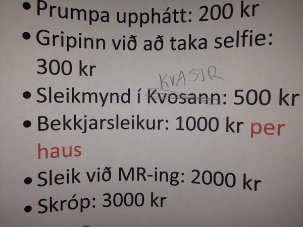 HEYRST HEFUR að Kvasir heiti í raun Kvosann, og þú vilt ekki lenda á sleikmynd í Kvosann! #welovebusar #3X
