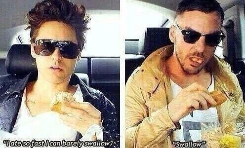 KoverLumpy's tweet image. — Я ем так быстро,что едва могу глотать.
— Глотай.