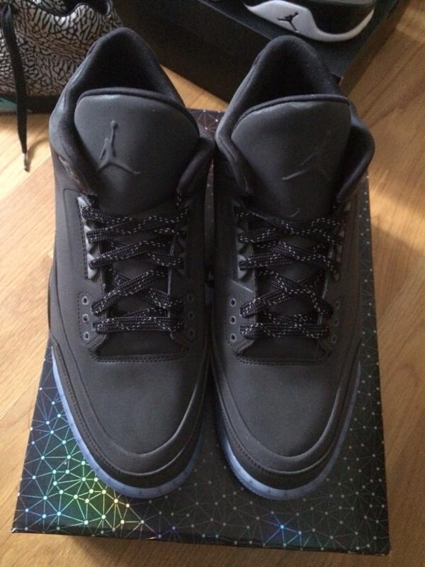 matt black jordans