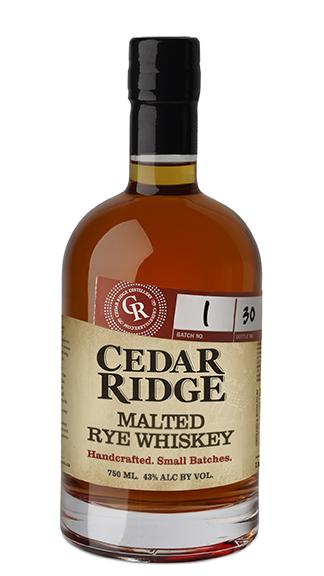 Announcing Cedar Ridge Malted Rye Whiskey.