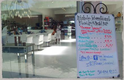 MicheleInt's tweet image. Take the #HumpDay out of your hair w/ BlowOut &amp;amp; treatment #deal 4 $35! Same-day appntmts welcome.