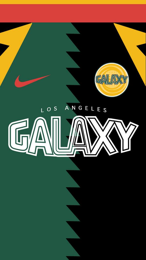 LA Galaxy on X: Cool! Designer @edwardgaug has created every #LAGalaxy  jersey since 1996 as iPhone wallpaper:    / X