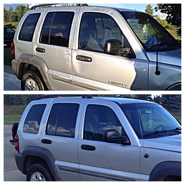 LipariKayla's tweet photo. From dented and scratched to looking brand new๐ญ๐ #ThankfulForMyDaddy #BerthasBack http://t.co/s1HzhlqBiH