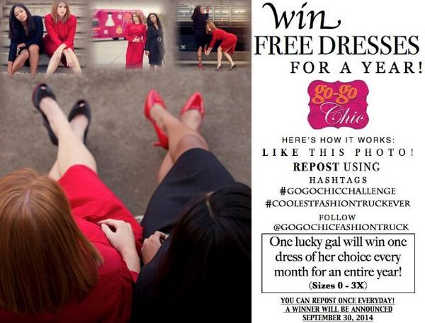 Go_GoChic's tweet photo. Win free dresses for a year from a local #cbus businesss @cbusRT #cbusrt #expcols #socol #fashiontruck #supportlocal http://t.co/Z5SgaodT09