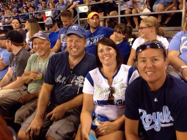 afolken67's tweet photo. Fun at the K! Go Royals!! http://t.co/uT4H11ZPAj