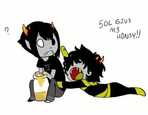 Random_Sollux's tweet photo. iit2 an everyday thiing wiith my 2tupiid dance2tor http://t.co/nQKjbnEuKG