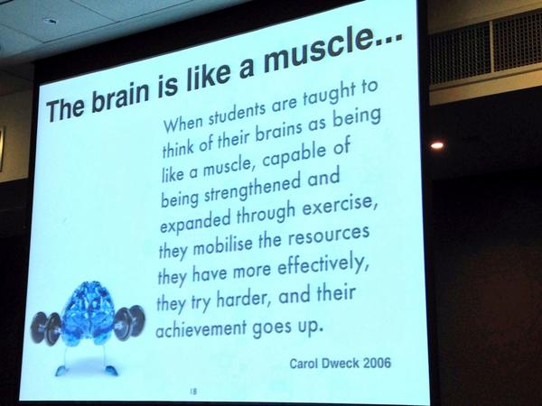AdrianoDiPrato's tweet photo. + Consider that the brain is like a muscle... #vcssdpa14 http://t.co/RJ7sMbnMNy