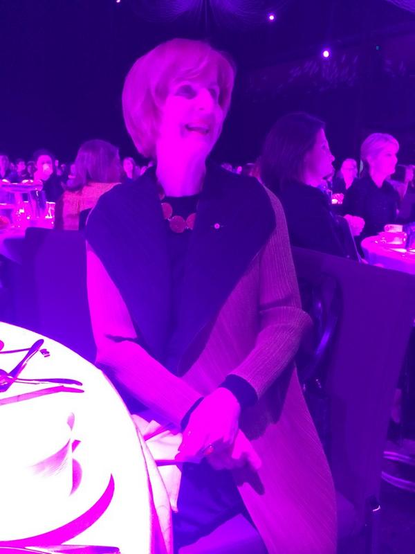 TraceySpicer's tweet photo. Our wonderful @CJaustory honoured as a pioneer at the Women in TV breakfast. #ASTRA2014 http://t.co/xdcfVUdOgR