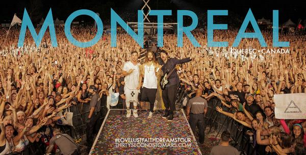 30SECONDSTOMARS's tweet photo. Thx again, MONTREAL, TORONTO + ST. PAUL! → http://t.co/EWfe5VWQVR http://t.co/hsTCdmrIJ3