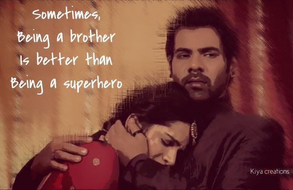 foolforyouu's tweet photo. @SHABIRAHLUWALIA @shikhasingh777  #SiblingAffection #BrotherBiggerThanTheHero #Aliyah #Abhi ☺️💕 http://t.co/cwlR8xb3M8