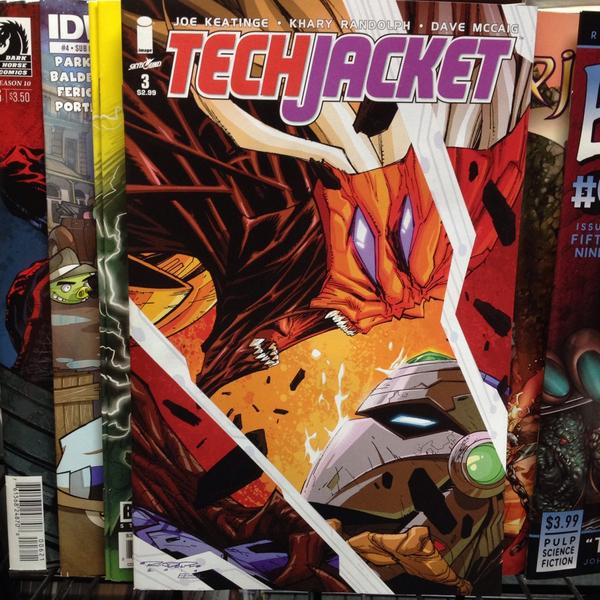 redd_skull's tweet image. Champion of the Colossus challenges #TechJacket 
@joekeatinge @kharyrandolph @ImageComics #newcomicbookday