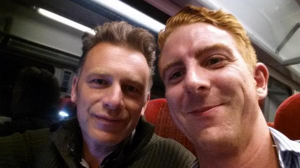 NickJackson02's tweet photo. @ChrisGPackham nice to meet you on the train just now. Keep up the good work!!! @InstEcolEnvMan http://t.co/YCF8QnDwFS