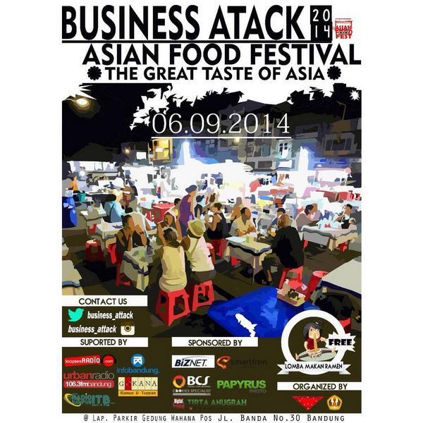Today | Gd Pos #bandung | Asian Food Festival | Info business_attack bit.ly/1bA8AtY