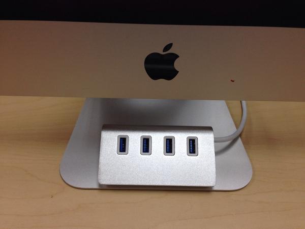 macwork_ec's tweet image. Ya llegaron HUB USB 3.0 exclusivos para tu #iMac visitanos!!