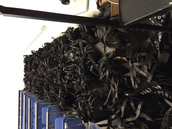 IADTFYM's tweet photo. We are busy busy getting ready for our incoming Freshers! Check out all our Goodie Bags! :-) #iadt #firstyearmatters http://t.co/zYyBx9Aobf