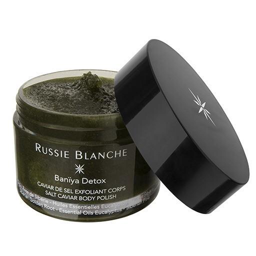 FBA360's tweet photo. Try @russieblanche's new Salt Caviar Body Polish made with sugar, salt, &amp; grape-seed oil. It detoxes and revitalizes! http://t.co/Ob7q9OepjY